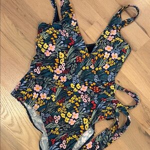 Summersalt X Rifle Paper Co. Floral One-Piece Swimsuit - size 4